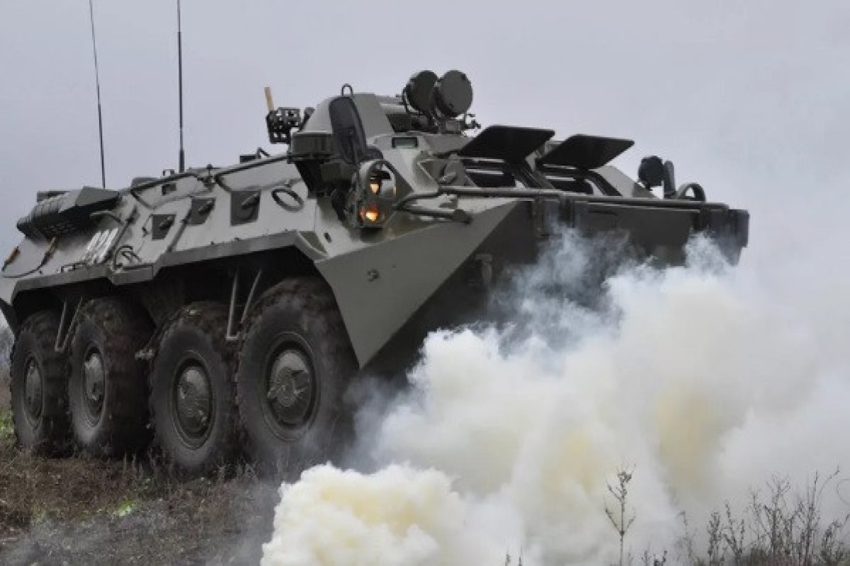 Russian troops conduct exercises in Armenia