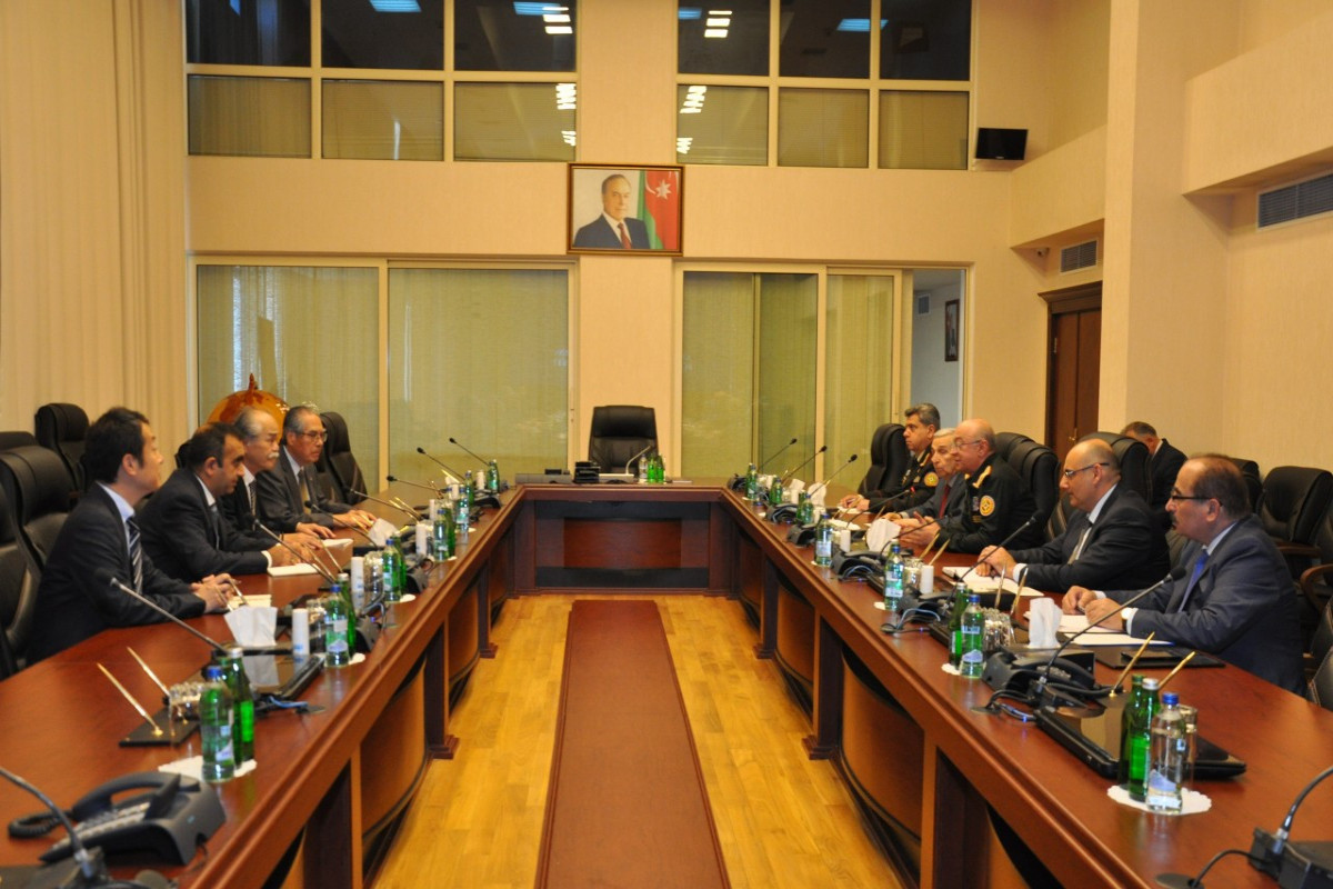 Azerbaijani Minister of Emergency Situations met with Japanese experts-PHOTO 
