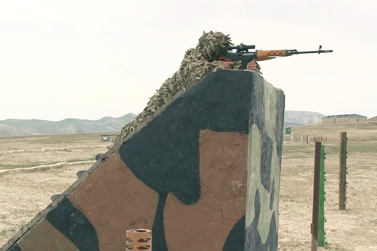 Competition for the title of "Best Sniper" is being held in Azerbaijan Army-VIDEO 