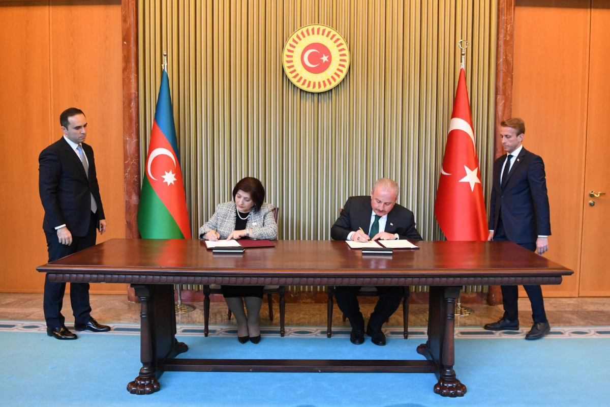 Azerbaijan’s Parliament, Grand National Assembly of Türkiye ink co-operation agreement