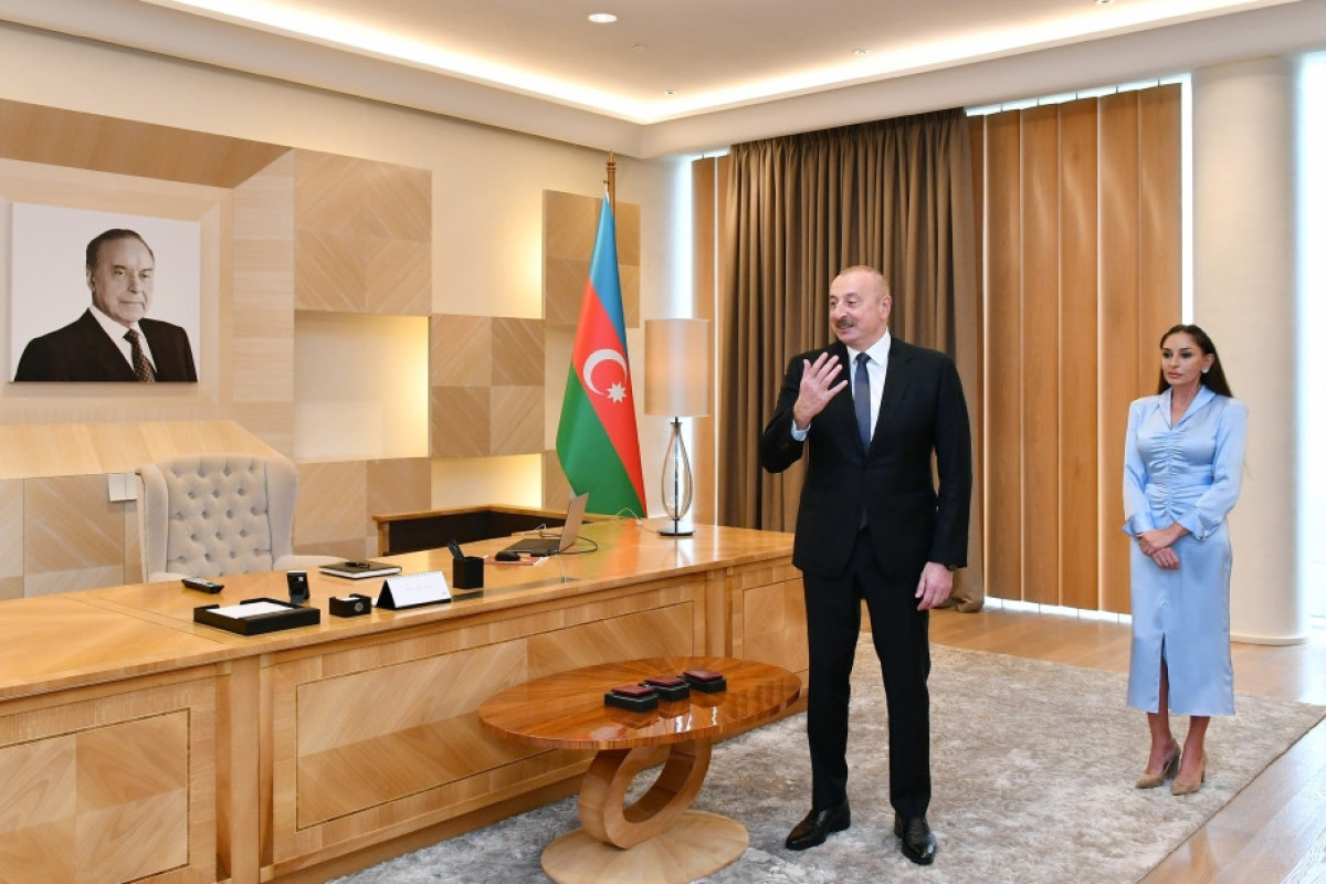 President of Azerbaijan: Turkish athletes restored justice when disrespect was shown for our national flag