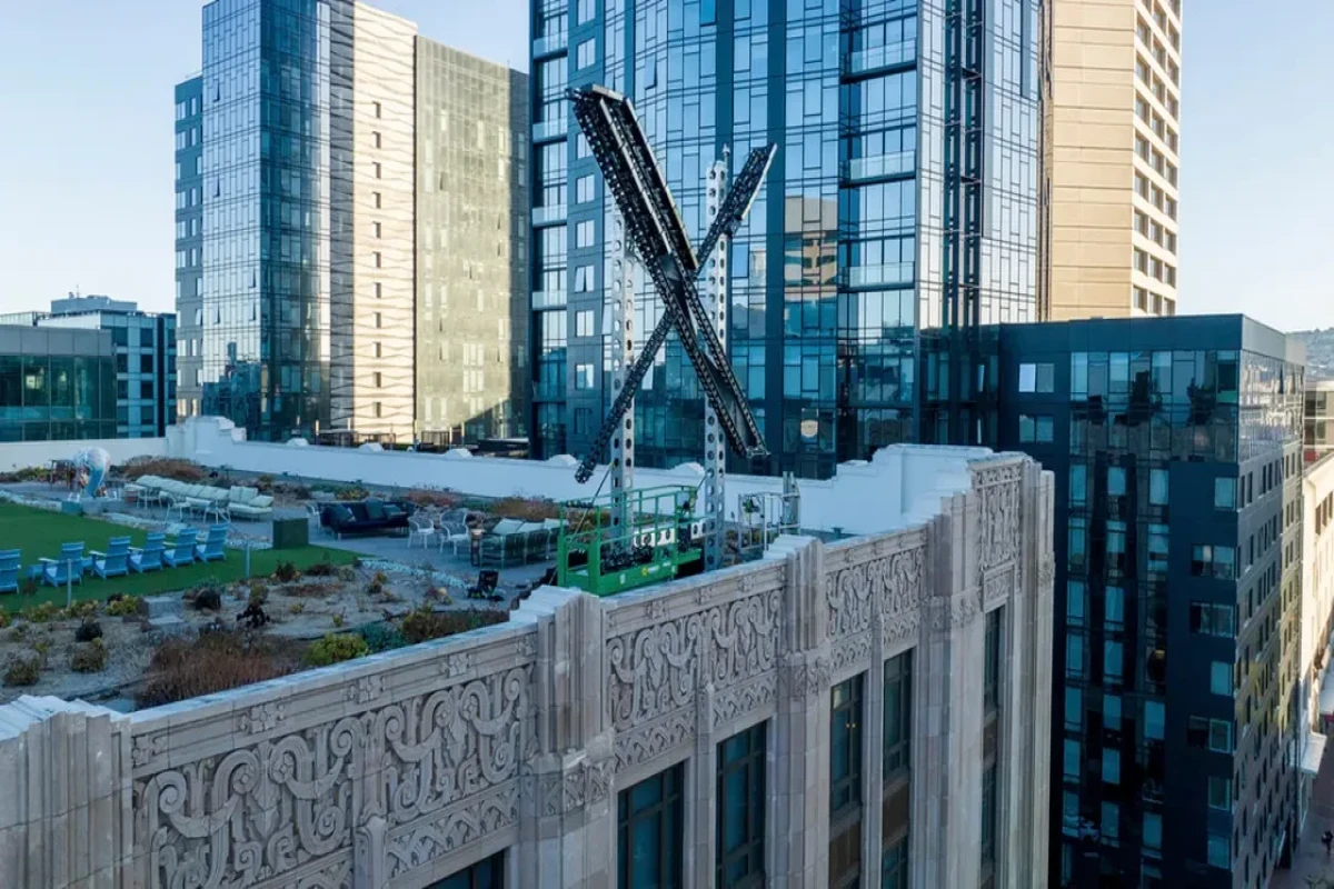 ‘X’ sign removed from San Francisco building that was Twitter’s headquarters