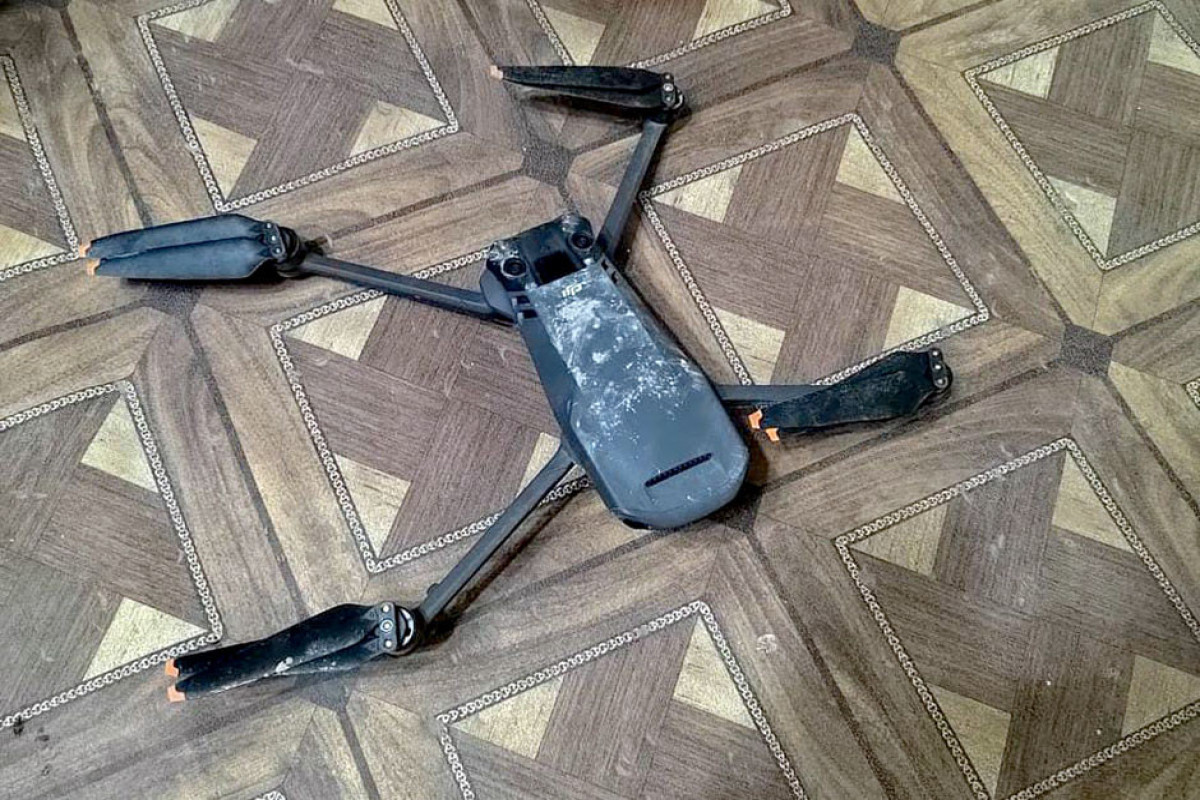 Azerbaijan Army intercepted quadrocopter belonging to Armenian armed forces