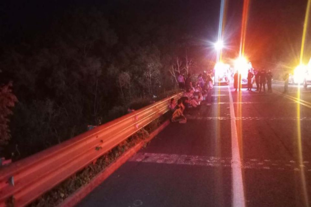 At least 24 dead including kids after bus plunges 100ft into ravine after ‘driver fell asleep’
