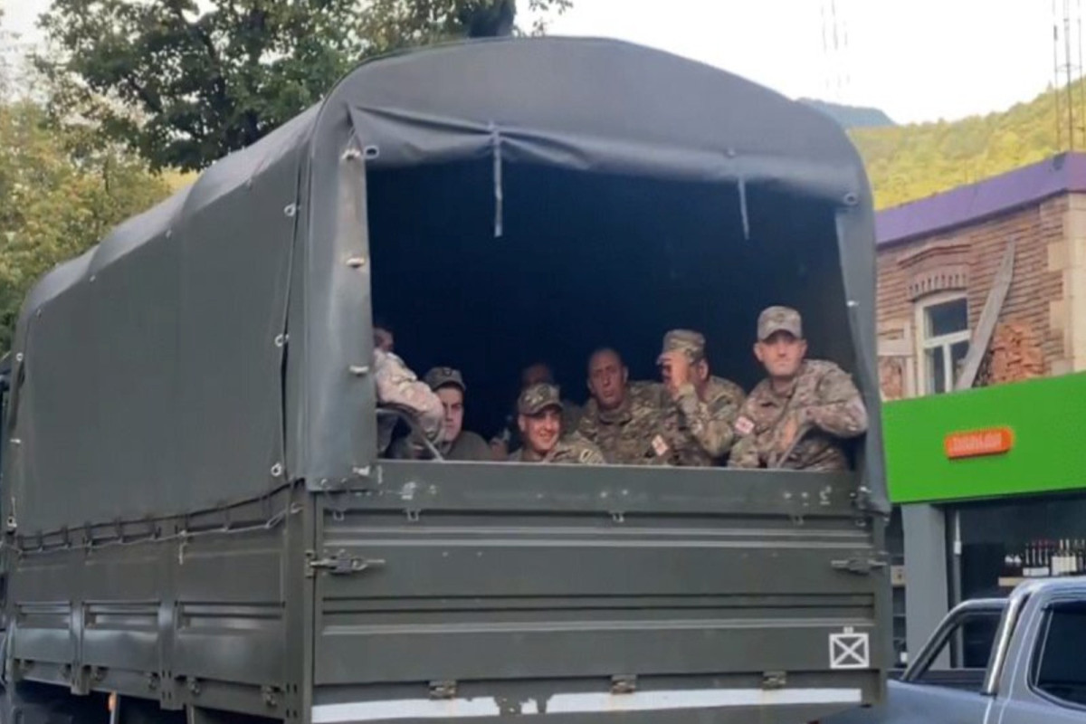 Georgian soldiers deployed for search and rescue operations in the landslide zone-PHOTO 