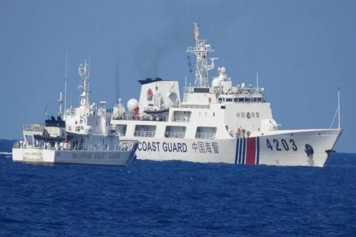 Philippines accuses China of firing water cannon at boats in South China Sea Published