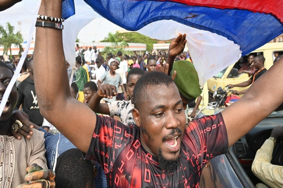 Supporters of Niger’s coup gather at Niamey stadium