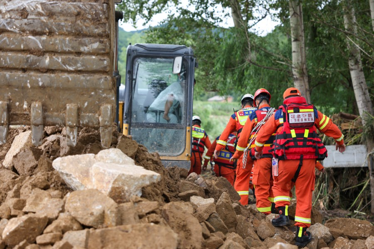 14 killed, one missing after heavy rain hits China's Jilin