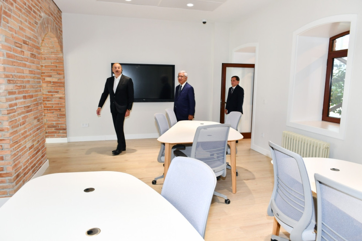 President Ilham Aliyev viewed conditions created at Gazakh Teachers