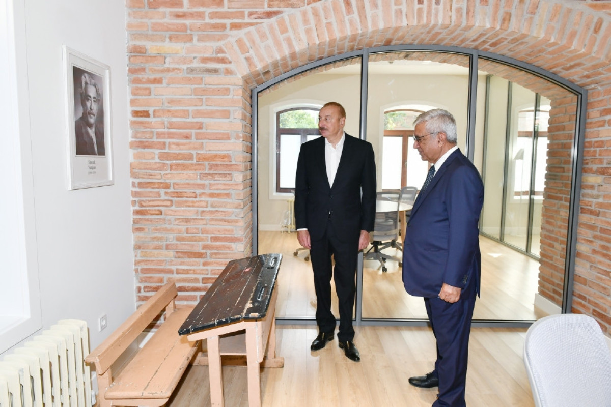 President Ilham Aliyev viewed conditions created at Gazakh Teachers' Seminary ADA University Gazakh Center-PHOTO -UPDATED 