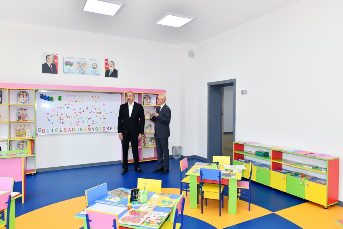 New building of secondary lyceum school with humanities and natural orientation named after Mahammad Fuzuli was inaugurated in city of Shamkir-PHOTO -UPDATED 