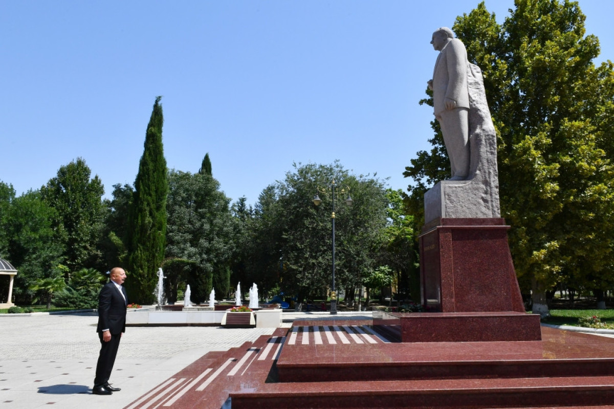 President Ilham Aliyev visited Samukh district