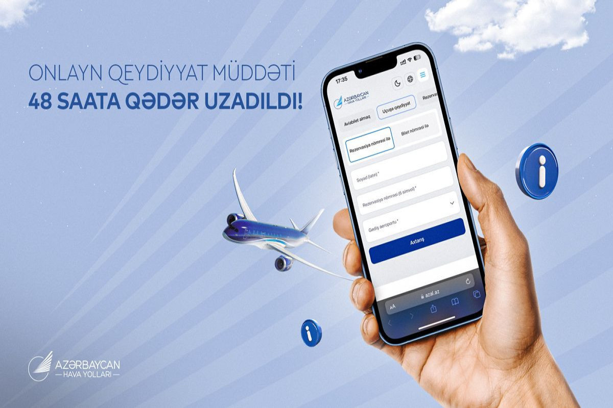 AZAL to expand online check-in options for its passengers
