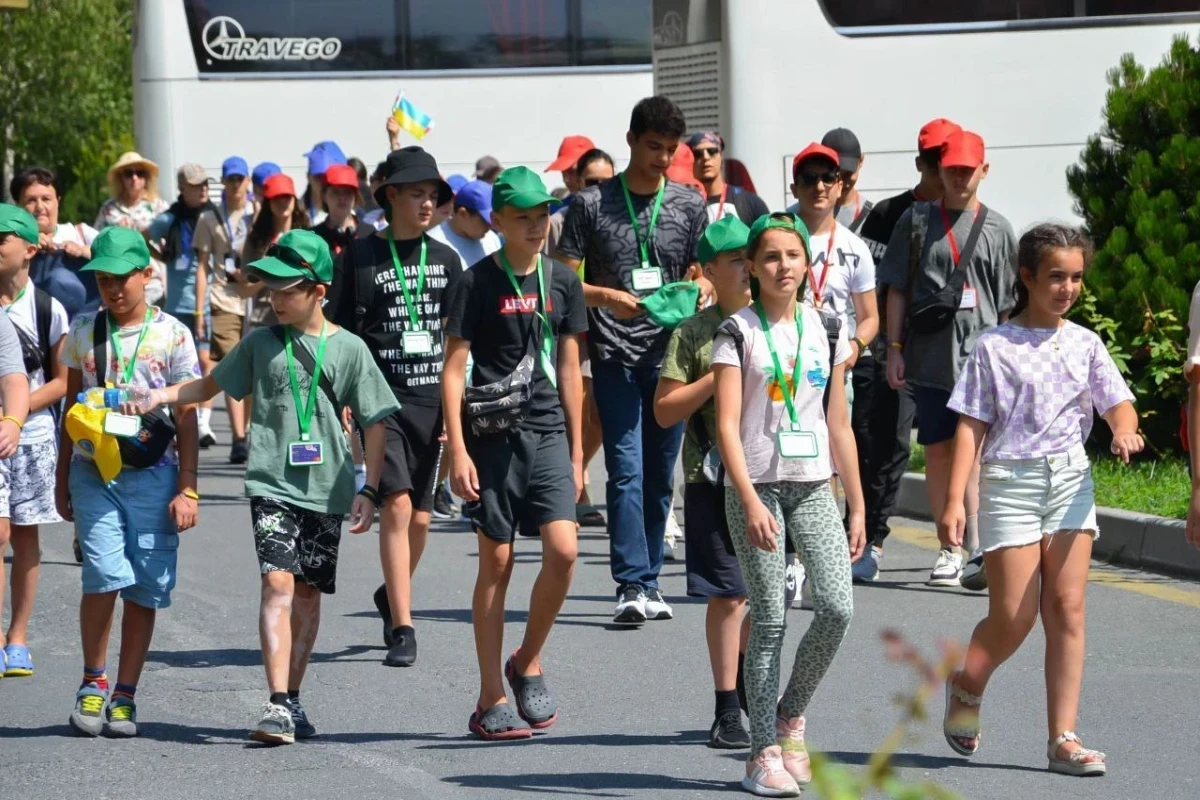 Ukrainian children visited Gabala