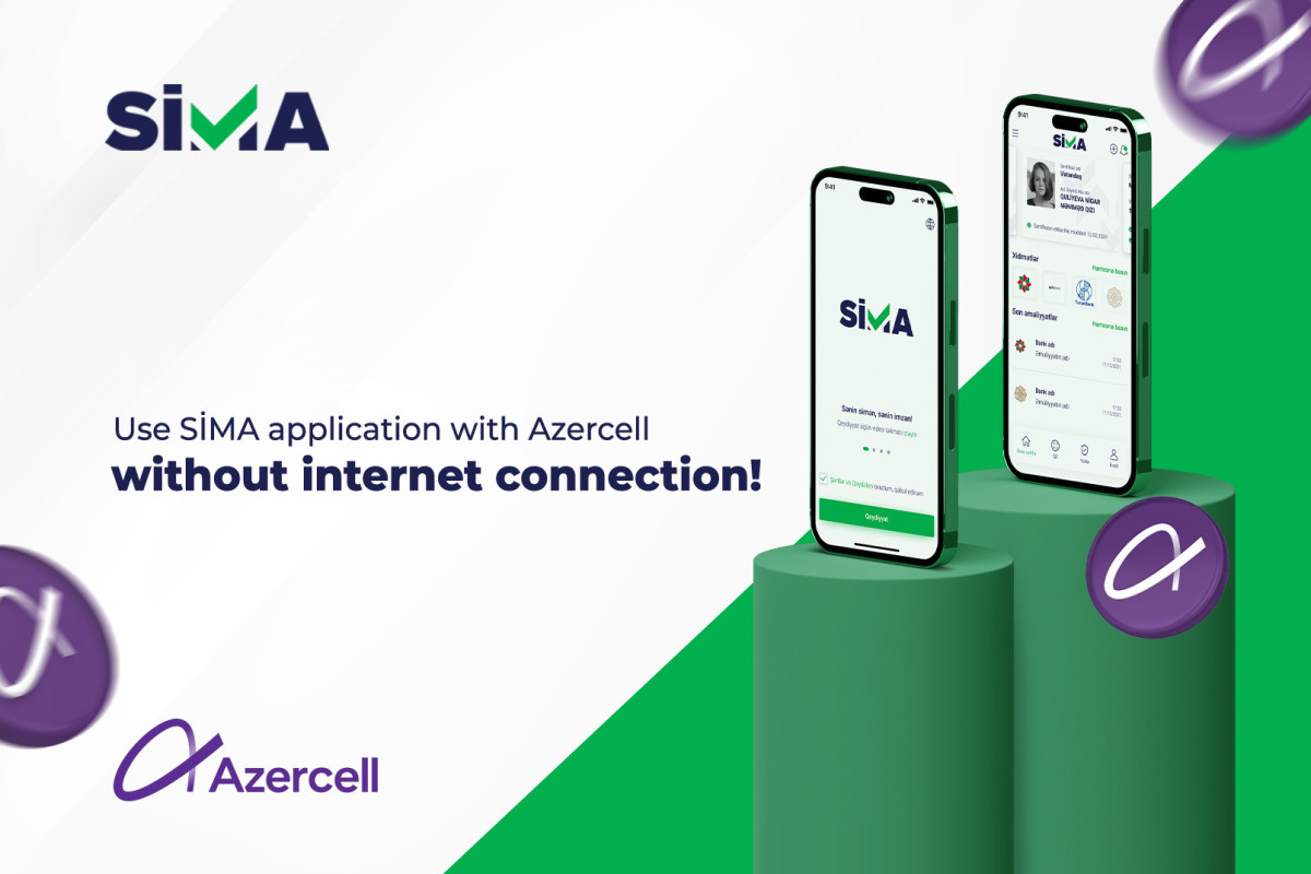 Azercell subscribers can use SİMA even without internet