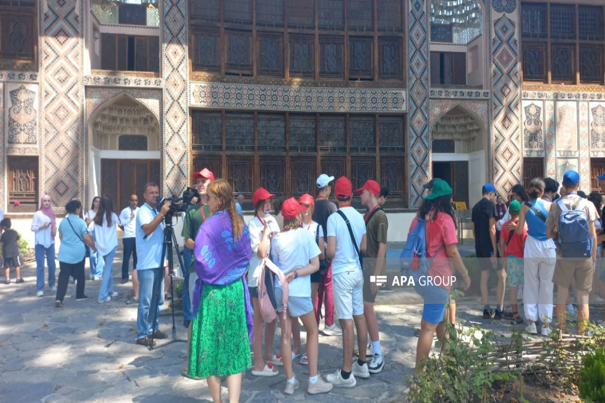 Ukrainian children visit Azerbaijan’s Shaki district