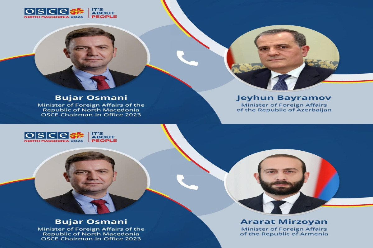 OSCE chair talks with Azerbaijani, Armenian FMs over phone