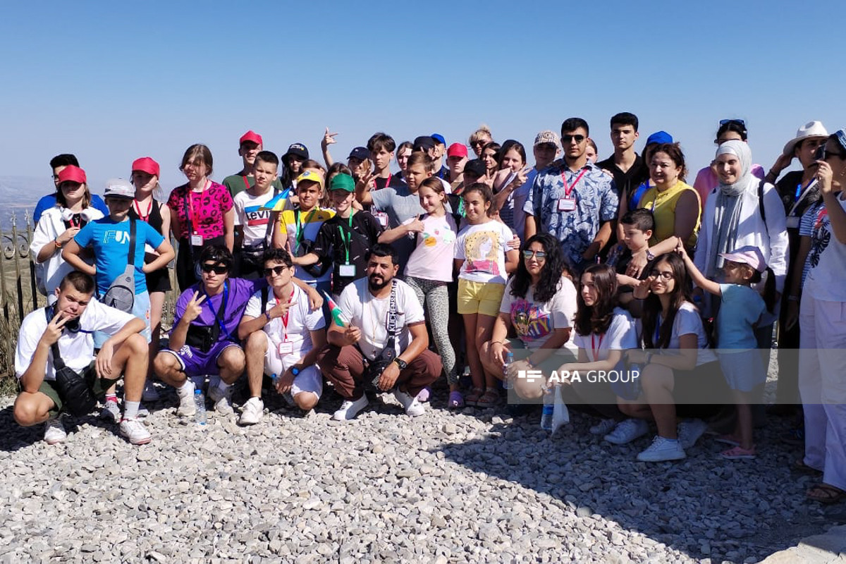 Ukrainian children tour Azerbaijan’s Shamakhi