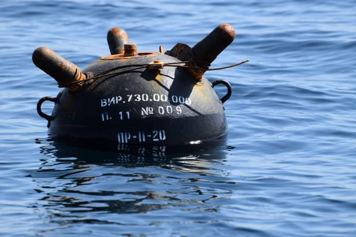 Naval mine exploded near resort in Romania