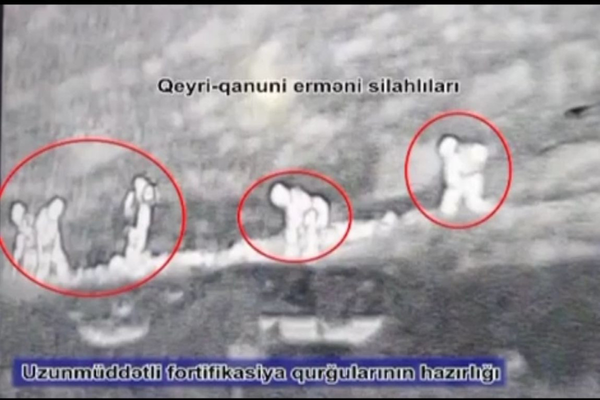 Illegal Armenian armed detachments in Karabakh dig trenches and attempt to establish new positions-VIDEO 