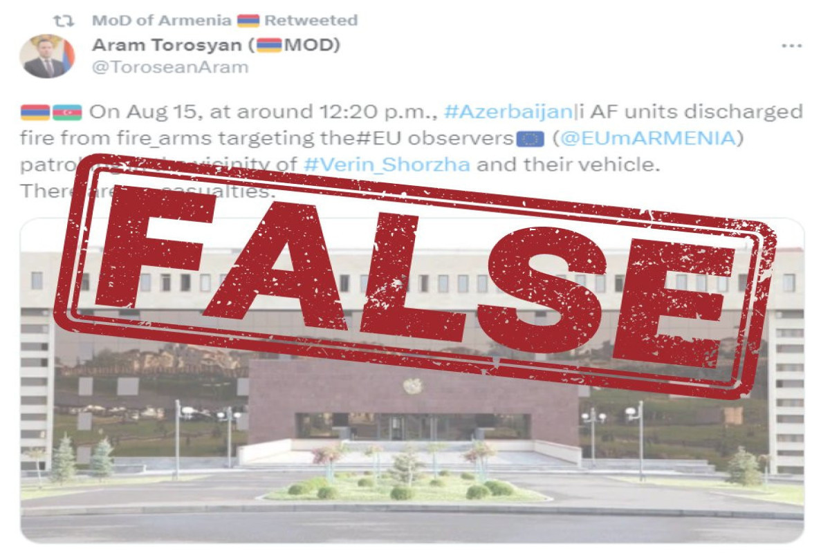 EU mission performs the function of Armenia's fake information carrier-ANALYSIS 