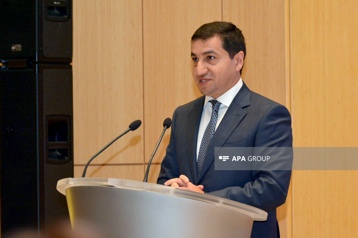 Hikmat Hajiyev, ssistant to Azerbaijani President-Head of Foreign Policy Affairs Department of the Presidential Administration