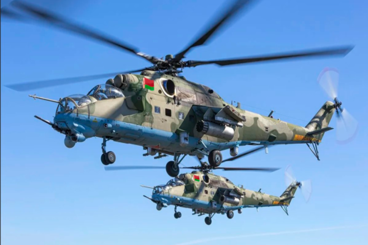 Belarus received first batch of Mi-35 combat helicopters from Russia