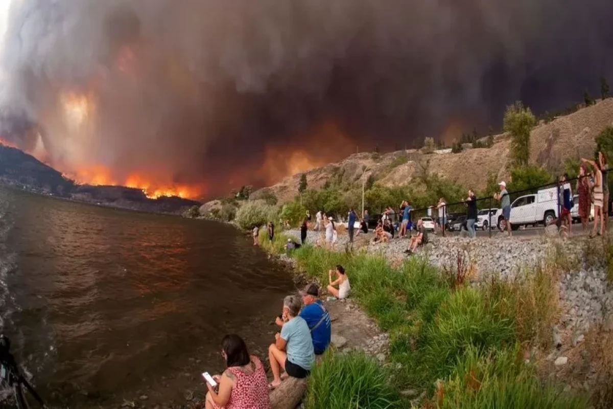 British Columbia declares emergency as 15,000 homes told to evacuate due to Canada wildfires