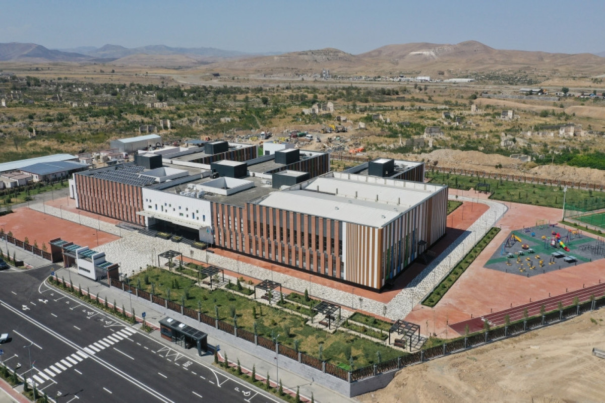 Secondary school No. 1 named after Mirzo Ulugbek inaugurated in Fuzuli, presidents of Azerbaijan and Uzbekistan attended the ceremony-UPDATED 