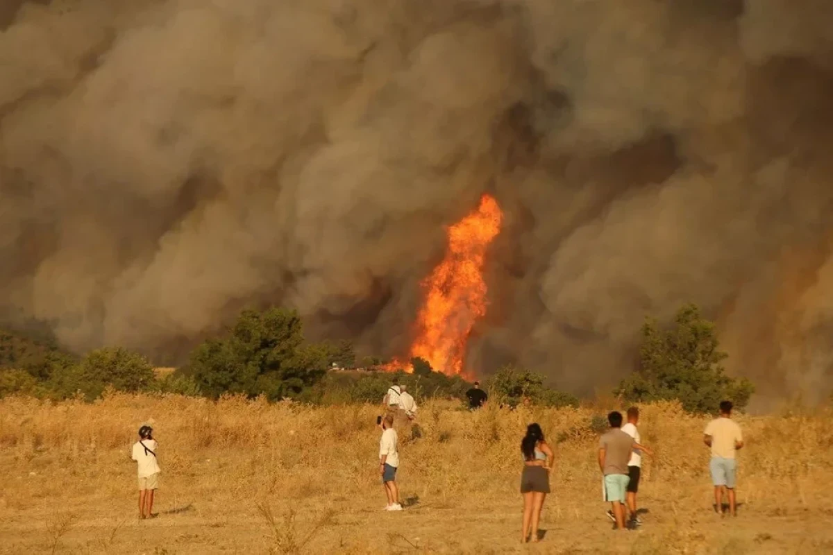 Türkiye continues battling raging forest fires in Çanakkale