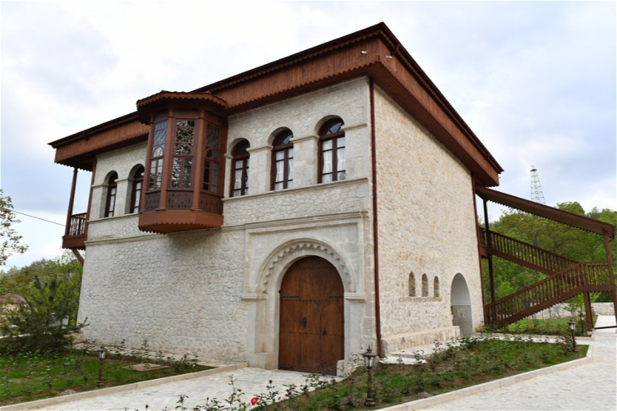 Presidents of Azerbaijan and Uzbekistan visited Bulbul's house-museum, Mehmandarovs' Estate Complex in Shusha