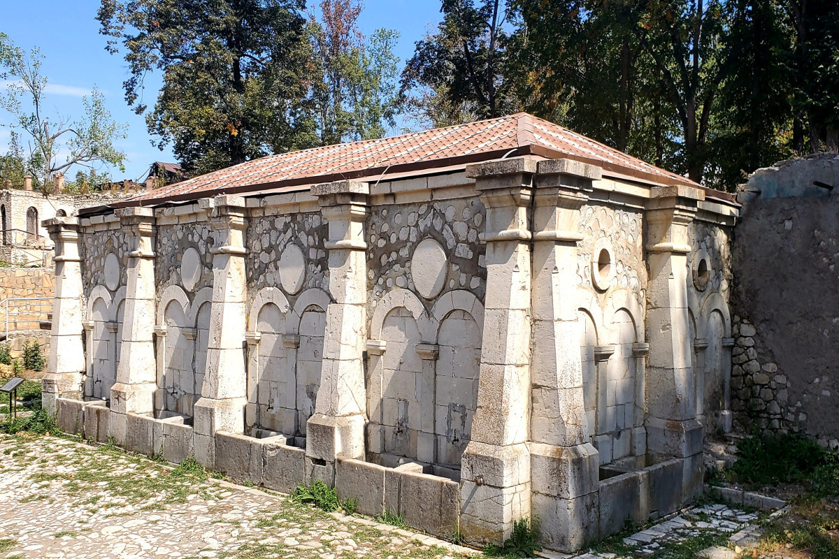 Presidents of Azerbaijan and Uzbekistan and their wives visited Natavan spring