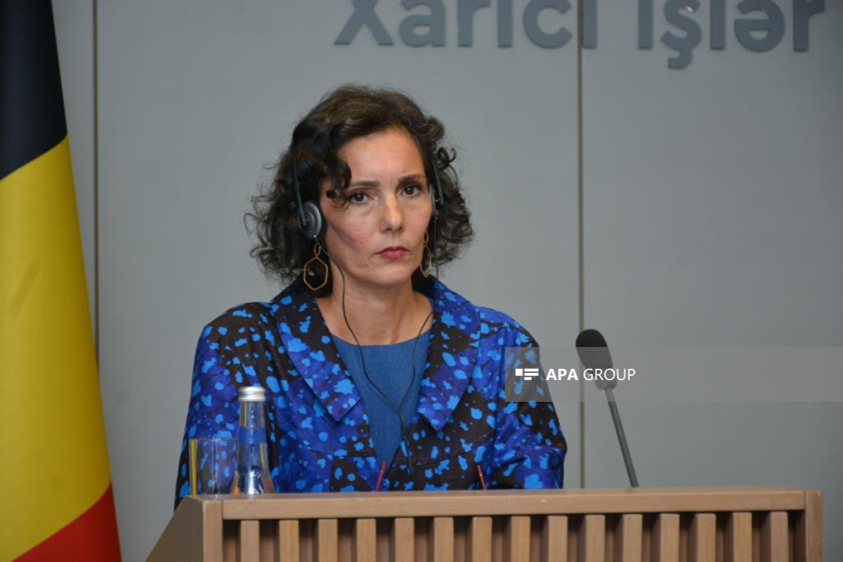 Belgian Foreign Minister Hadja Lahbib