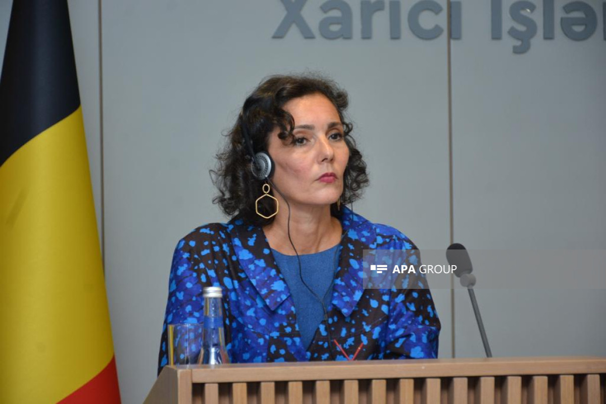 Belgian Foreign Minister Hadja Lahbib