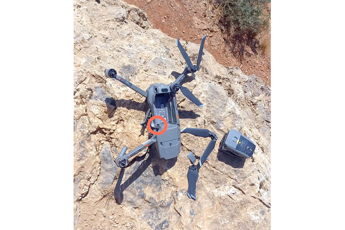 Azerbaijan Army intercepted quadrocopter belonging to Armenian armed forces