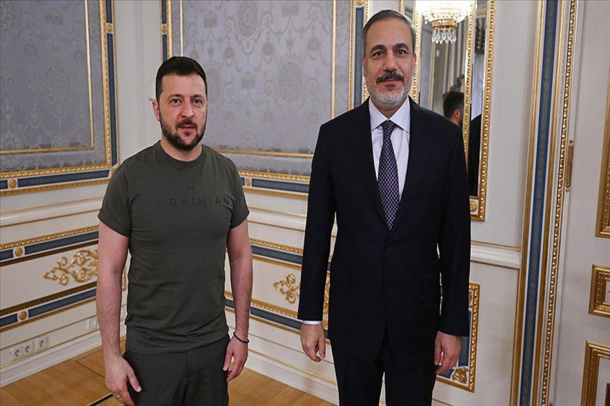 Turkish foreign minister meets with Ukrainian president in Kyiv