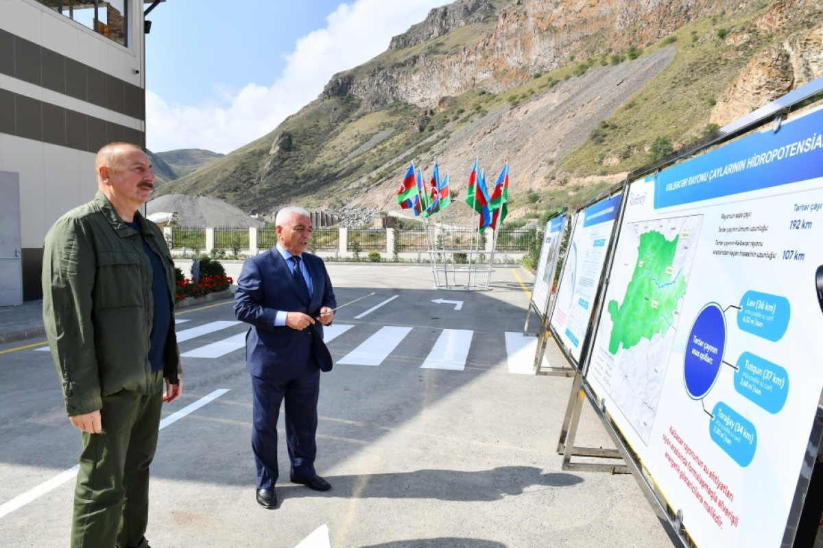 “Chirag-1” and “Chirag-2” small hydroelectric power stations were inaugurated in Kalbajar district-UPDATED 