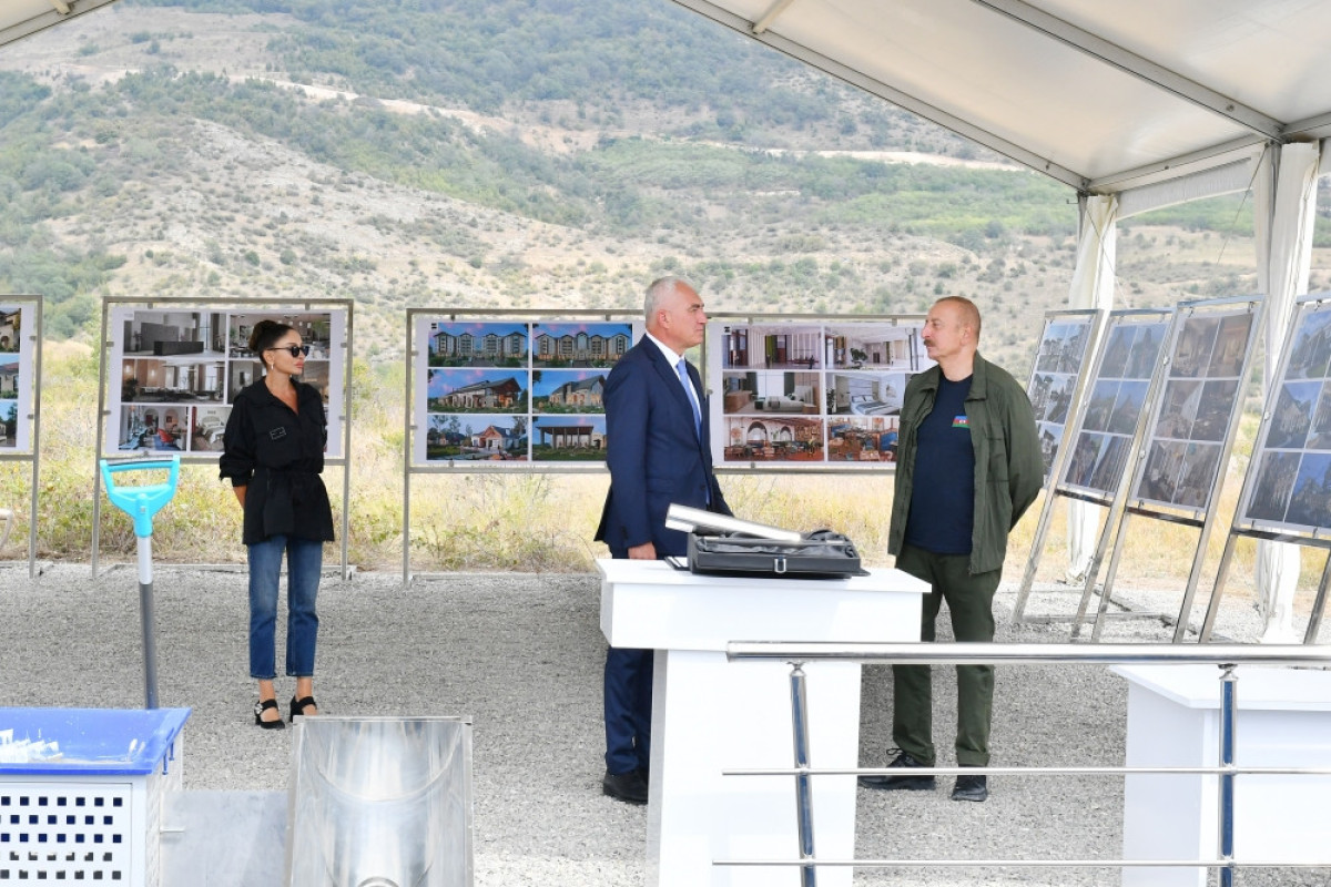 Foundation stone for hotel complex was laid in Lachin