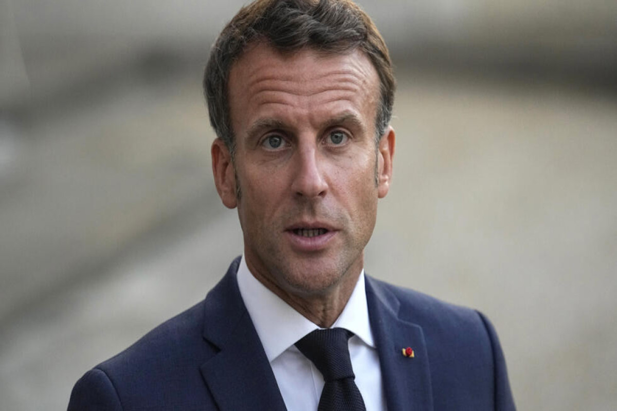 President of France Emmanuel Macron