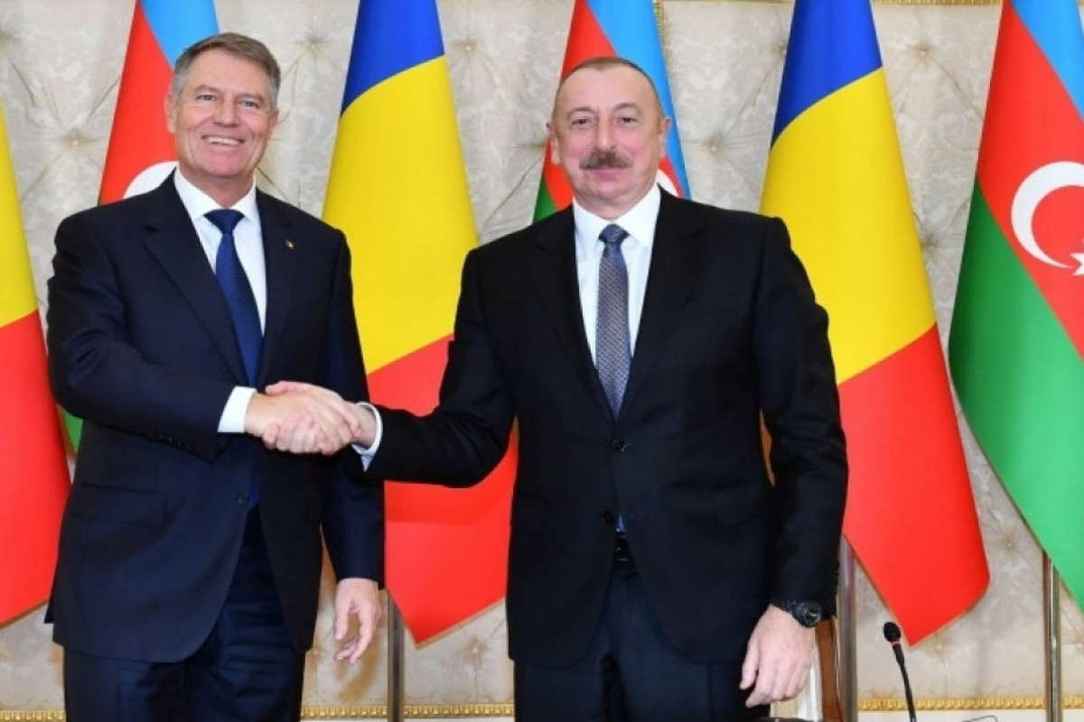 Klaus Iohannis, President of Romania and Ilham Aliyev, President of Azerbaijan
