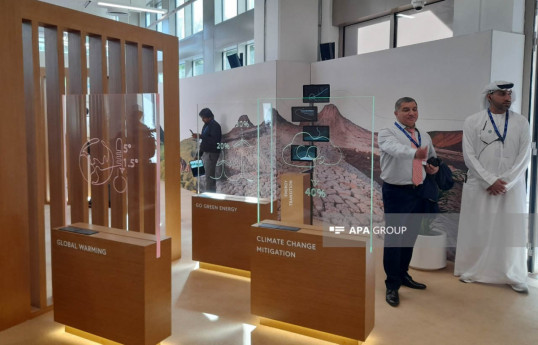 Azerbaijan's pavilion in COP28 - PHOTOLENT 