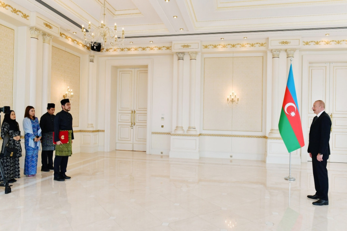 President Ilham Aliyev accepted credentials of incoming ambassador of Malaysia to Azerbaijan-UPDATED 