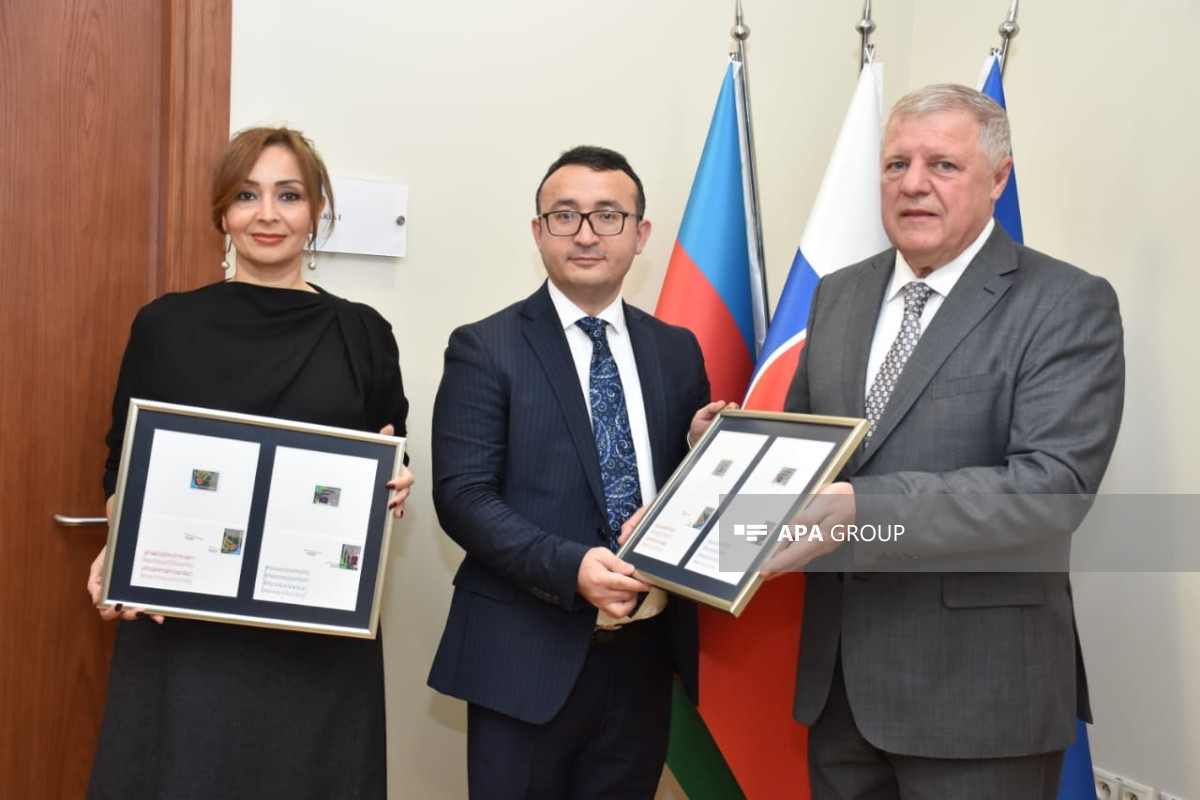 Baku hosts presentation of joint Slovak-Azerbaijani postage stamp-PHOTO 