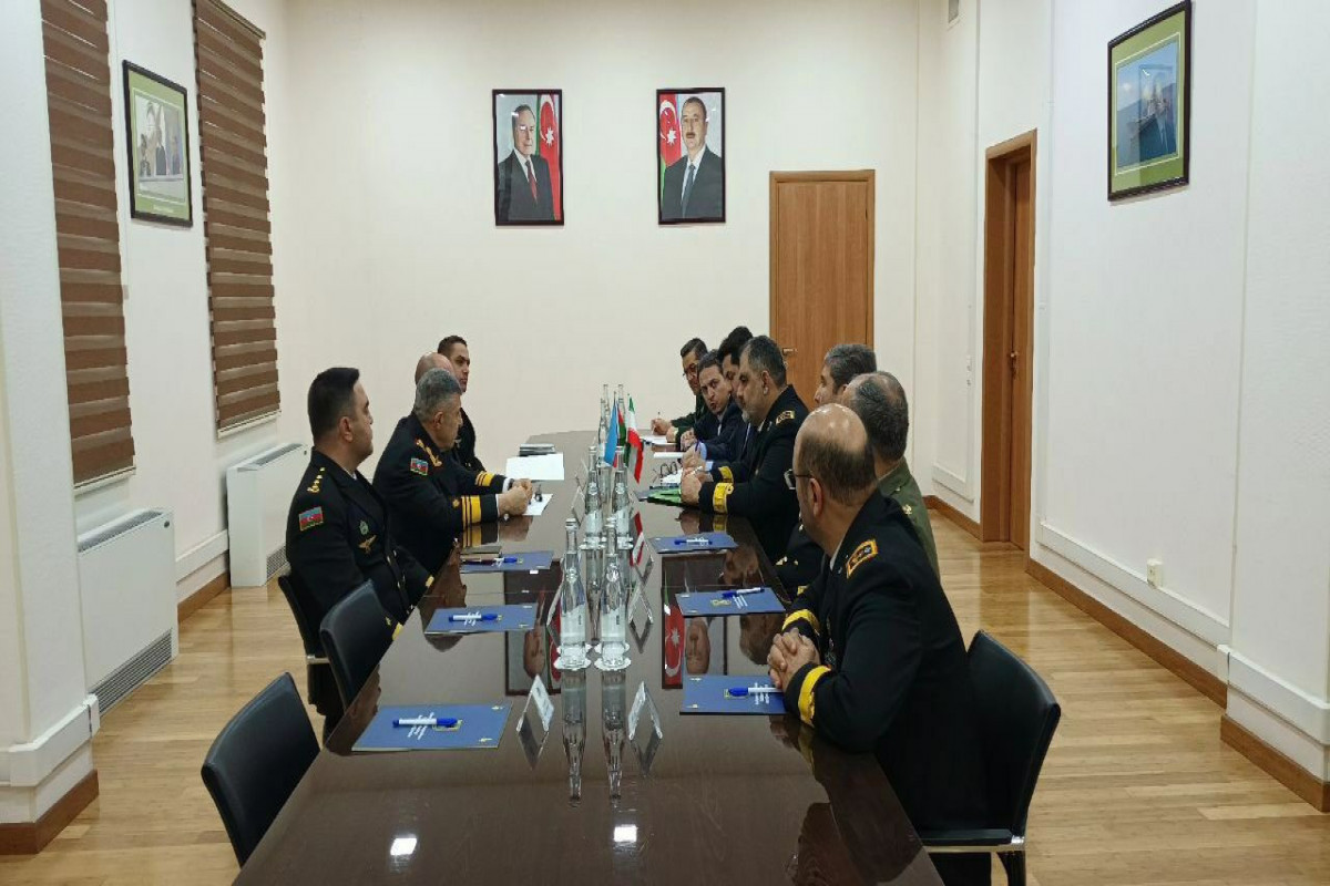 Azerbaijani, Iranian Navy Commanders discuss importance of joint exercises in Caspian Sea-UPDATED 