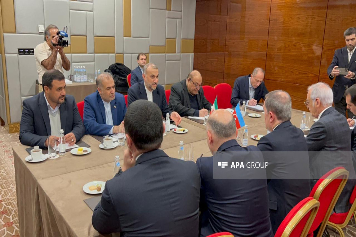 Azerbaijani, Iranian FMs meet in Moscow-PHOTO 