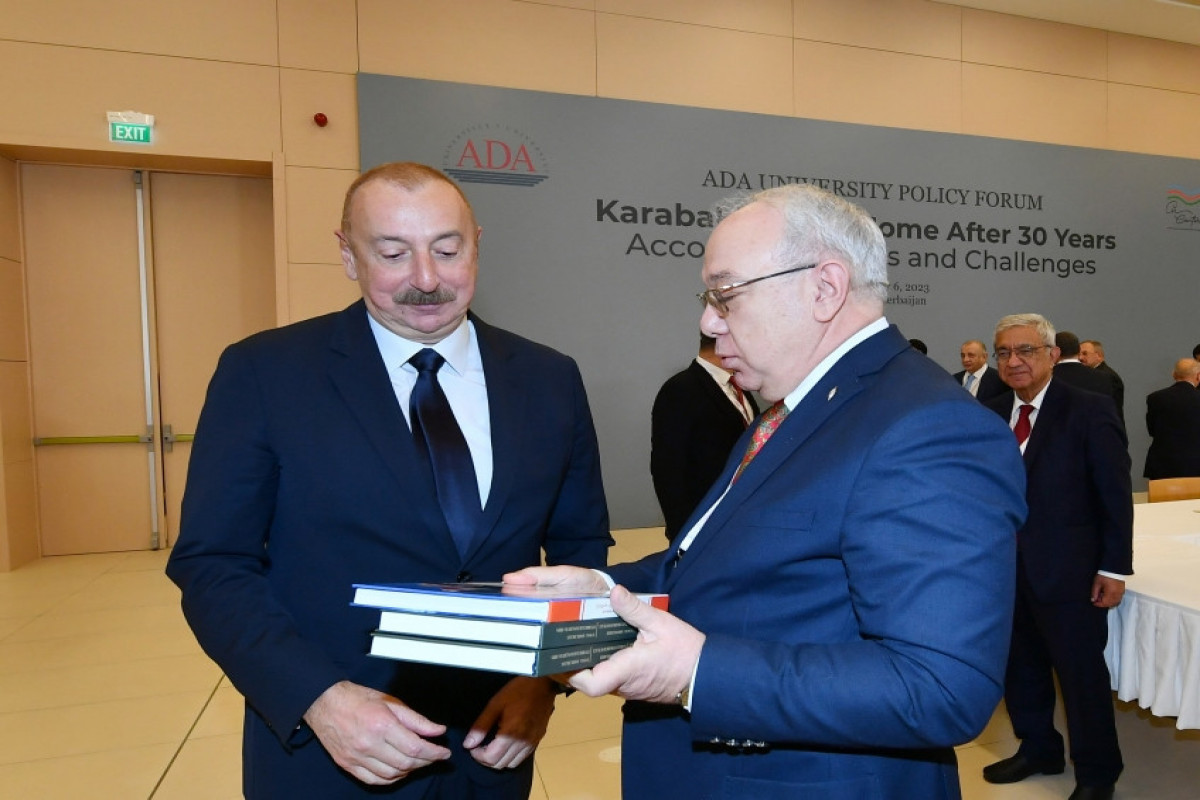 President Ilham Aliyev attended Forum titled "Garabagh: Back Home After 30 Years. Accomplishments and Challenges" -VIDEO -UPDATED-2 