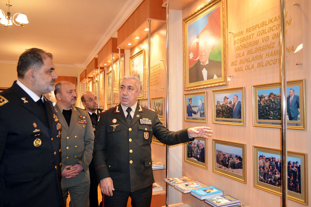 Iran’s Navy delegation visits Military Institute and one of the military units in Azerbaijan-PHOTO 