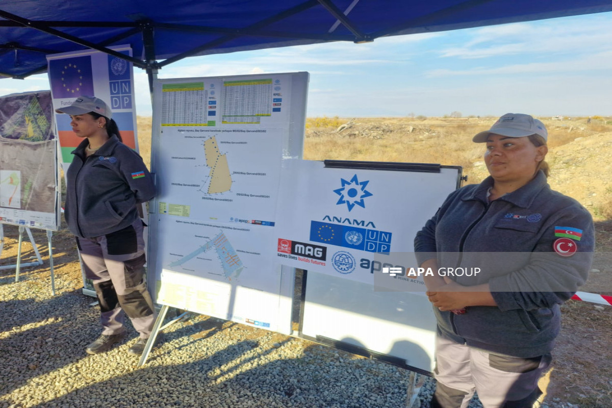 Int'l forum participants watched process of neutralization of landmines in Azerbaijan's Aghdam-UPDATED-1 