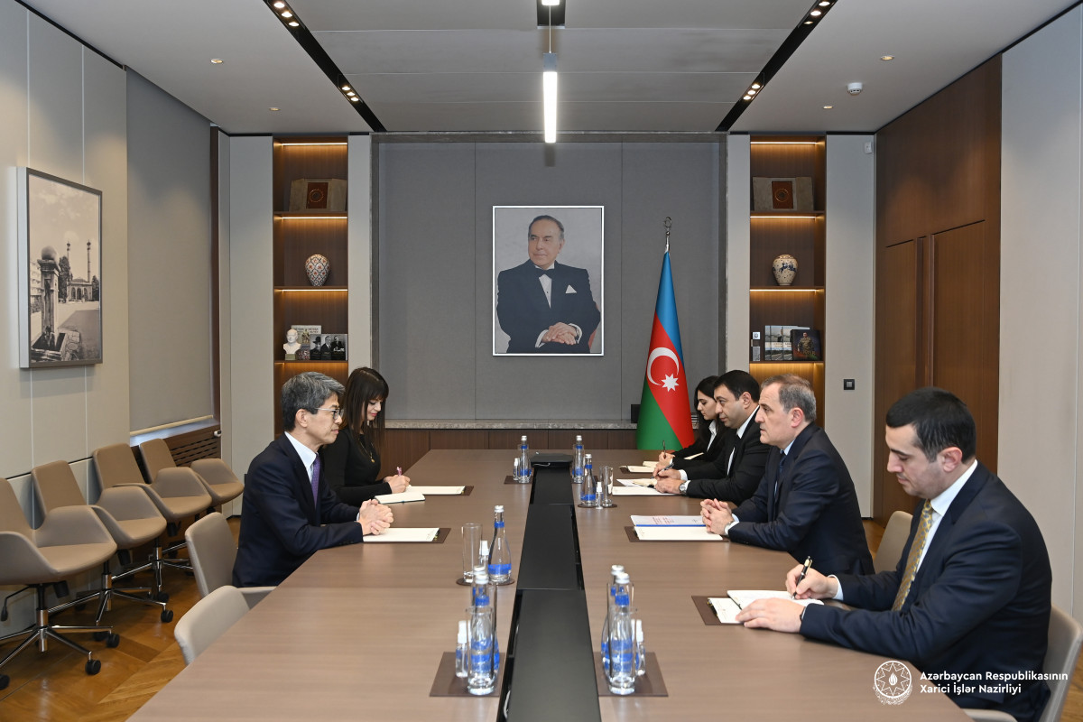 Azerbaijani FM receives Japanese Ambassador upon the termination of his diplomatic tenure -PHOTO 
