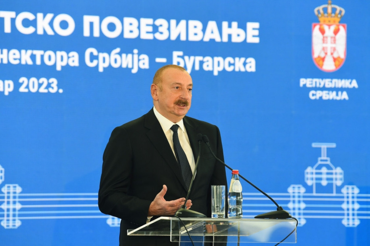 President Ilham Aliyev attends inauguration ceremony of Serbia-Bulgaria gas interconnector-UPDATED-2 